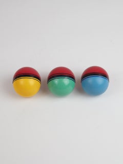 Up to three rare 1930s Bauhaus Rattle Balls – New Old Stock (choose your color)