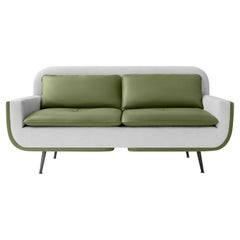 Up Green Two Seater Sofa