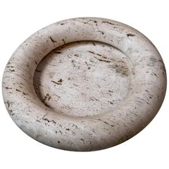 Up & Up Travertine Bowl by Egidio di Rosa and Pier Alessandro Giusti, circa 1970