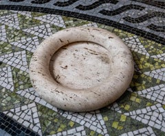 Up & Up Travertine Bowl by Egidio di Rosa and Pier Alessandro Giusti, circa 1970