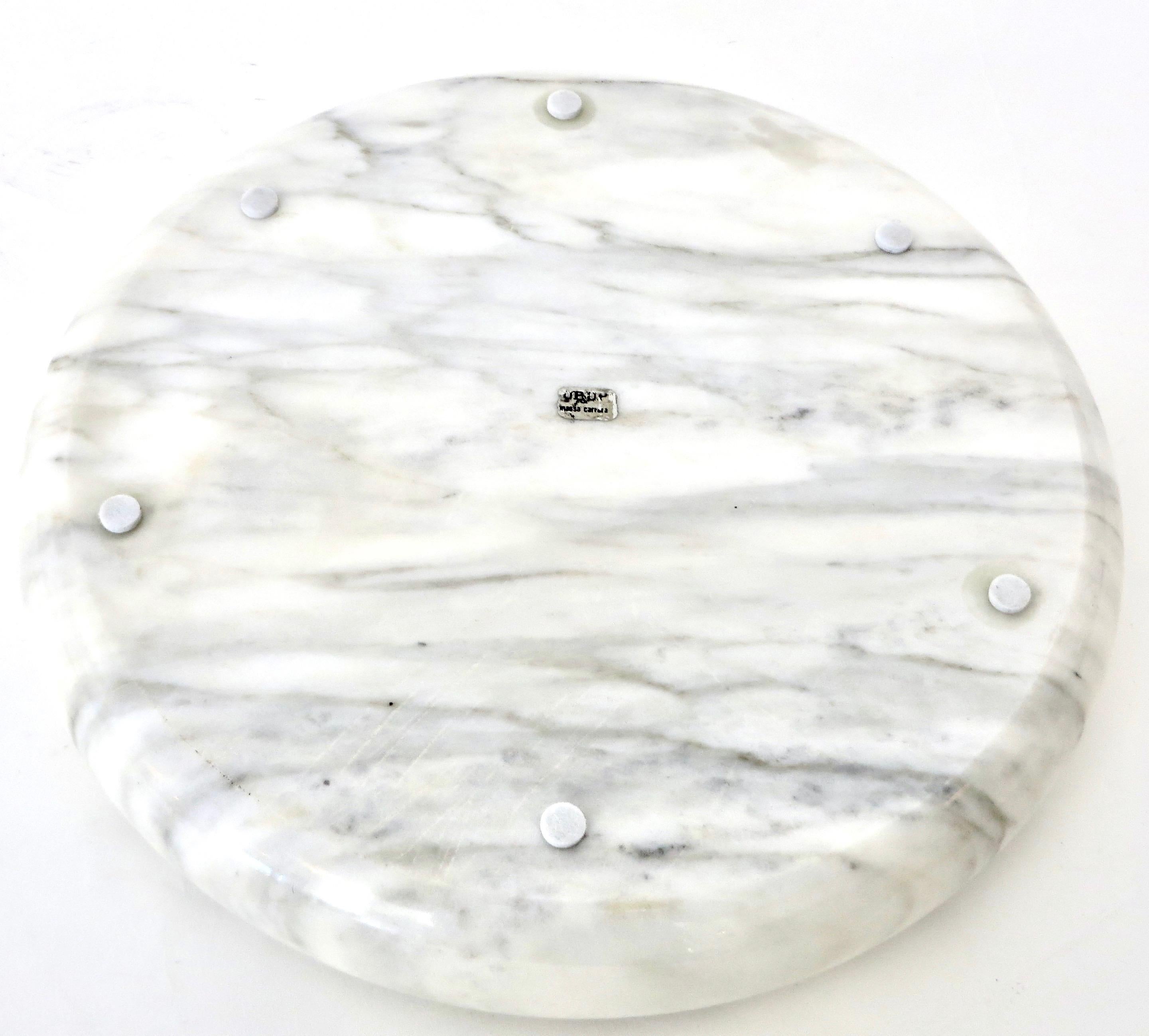 Up & Up White Marble Dish or Bowl by Egidio Di Rosa and Pier Alessandro Giusti 5
