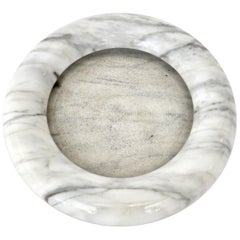 Up & Up White Marble Dish or Bowl by Egidio Di Rosa and Pier Alessandro Giusti