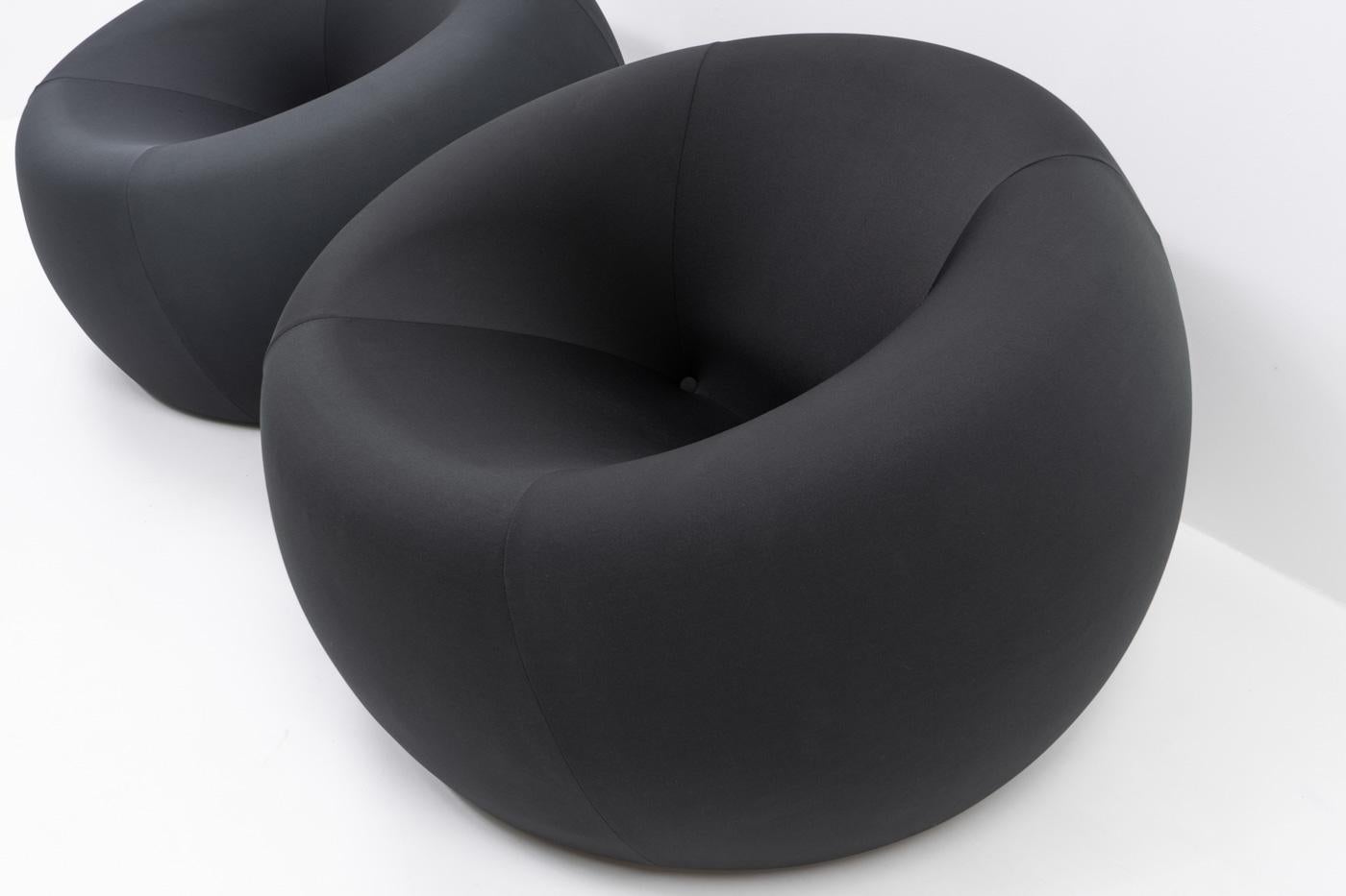 Fabric UP1 Lounge Chairs by Gaetano Pesce for B&B Italia, 2000s For Sale