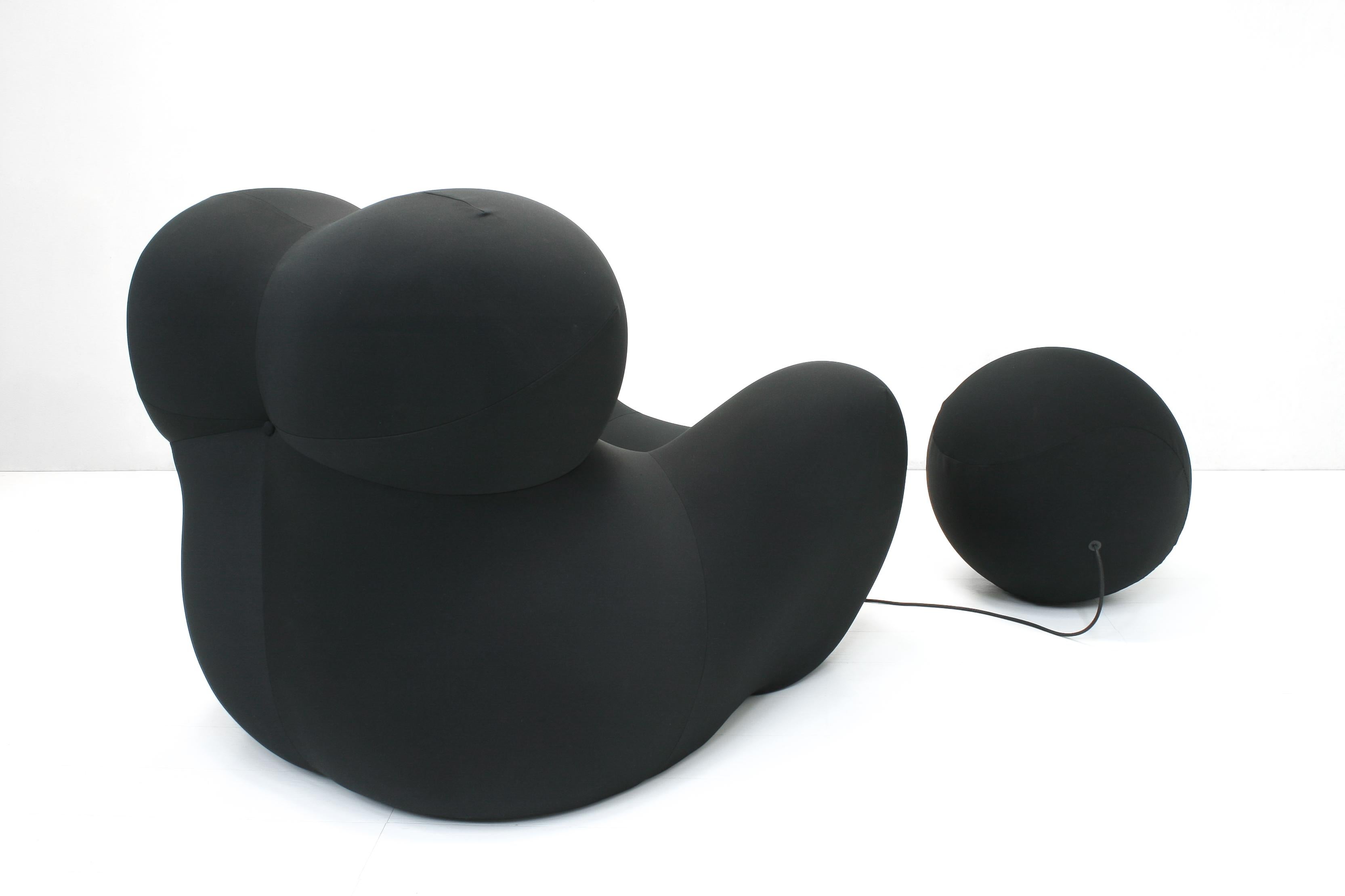 Italian UP5 La Mamma UP 2000 Chair & UP6 Ball Ottoman by Gaetano Pesce for B&B Italia For Sale