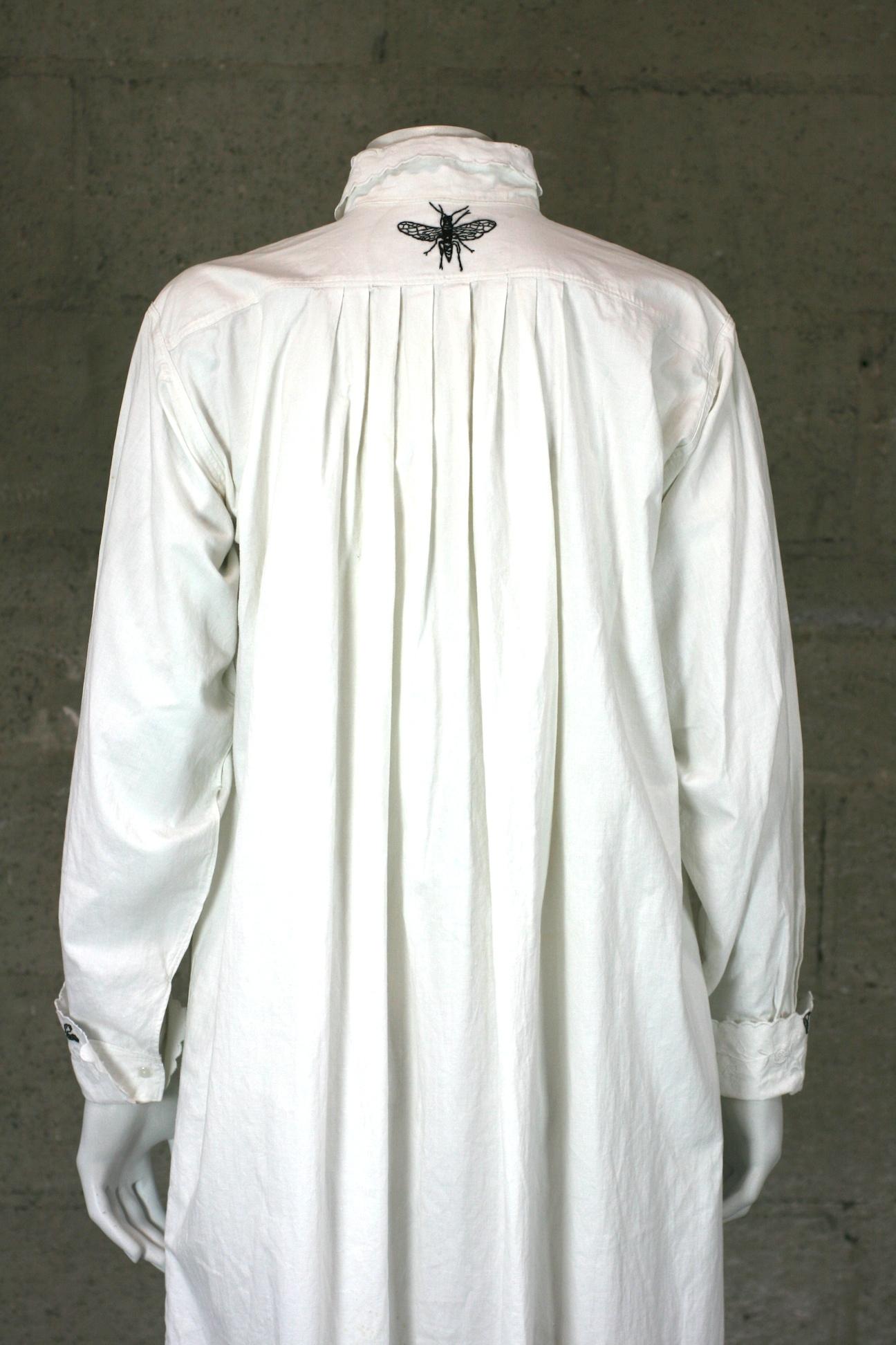 Robe de nuit en coton ancien recyclé, Studio VL en vente 3