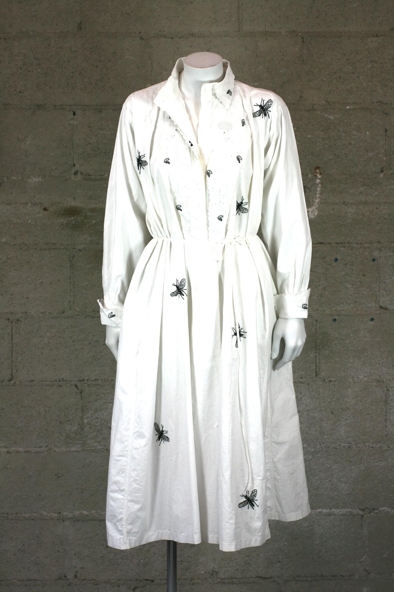 Robe de nuit en coton ancien recyclé, Studio VL en vente 4