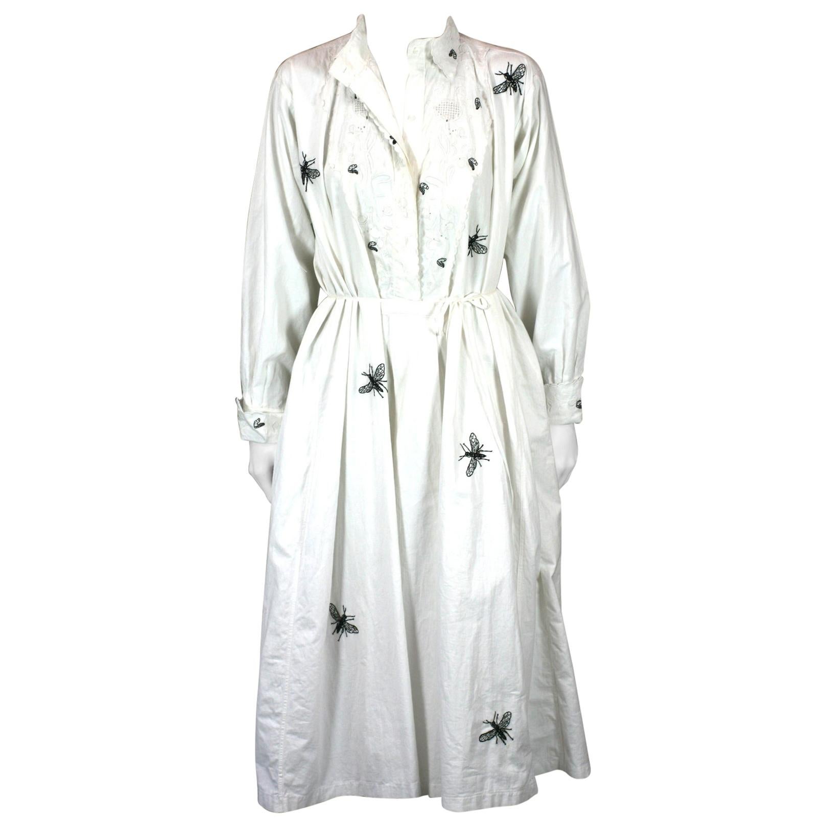Robe de nuit en coton ancien recyclé, Studio VL en vente