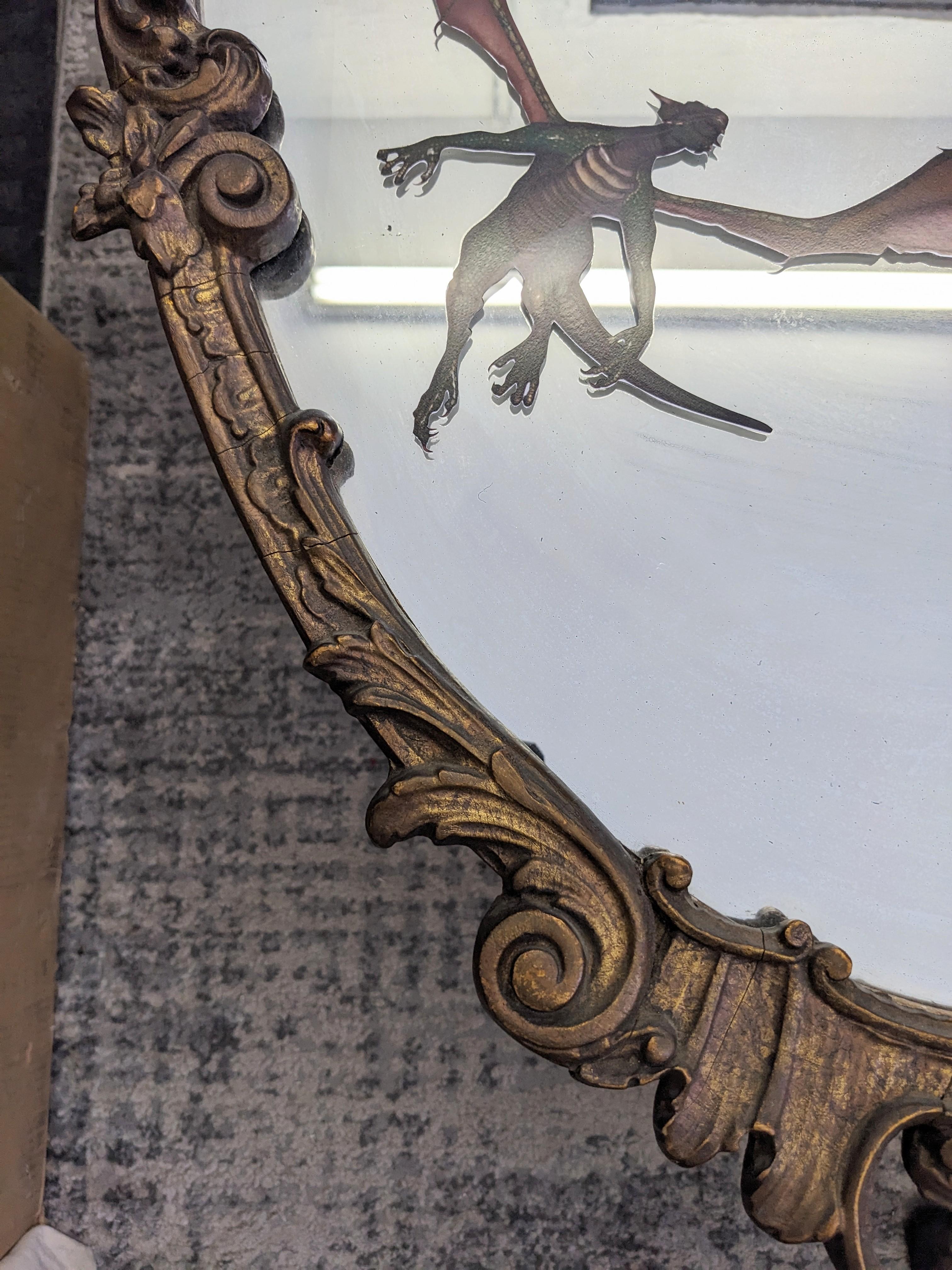 Miroir Art Déco chinoiseries recyclé, Studio VL en vente 4