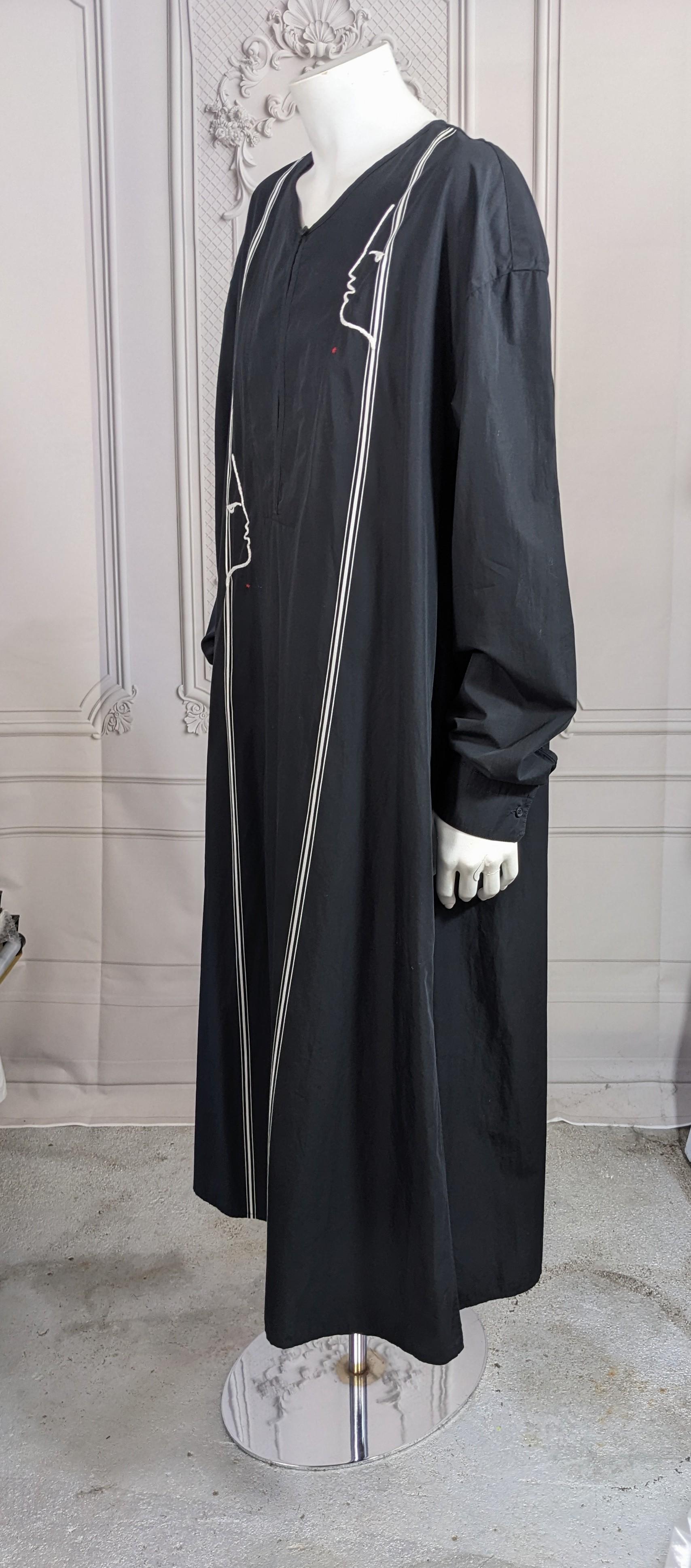 Upcycled Shirt Dress, Jean Cocteau, Studio VL For Sale 4