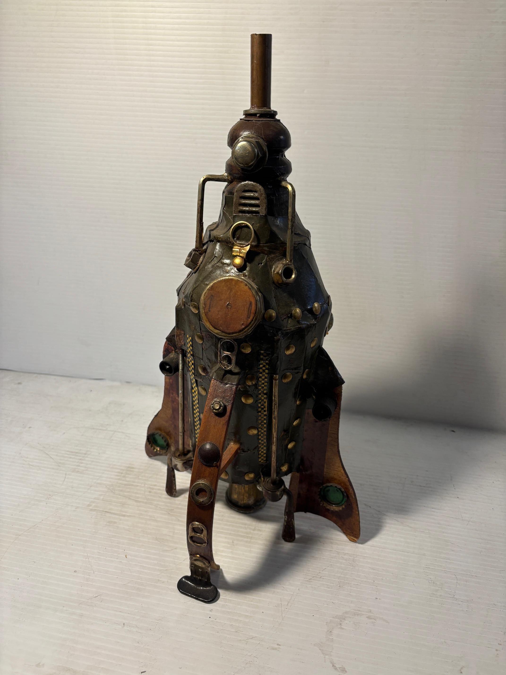 Upcycled Steampunk Spaceship by Chris Spollen For Sale 3