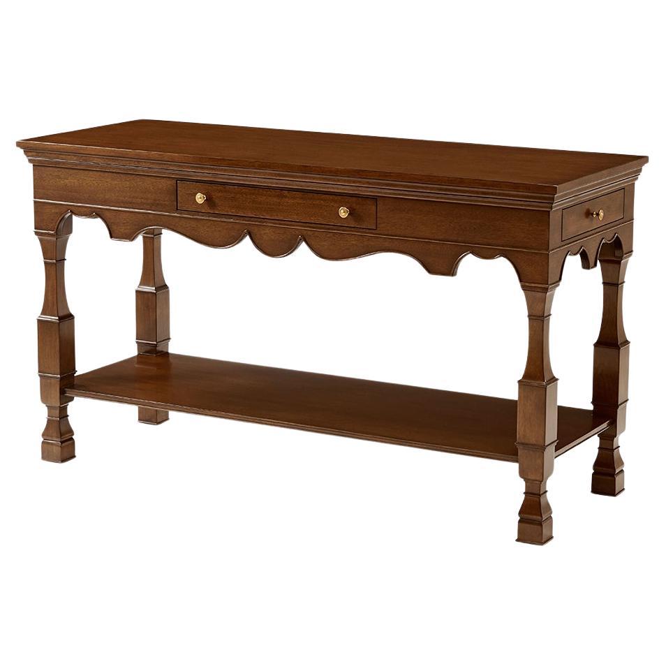 Updated Jacobean Console Table
