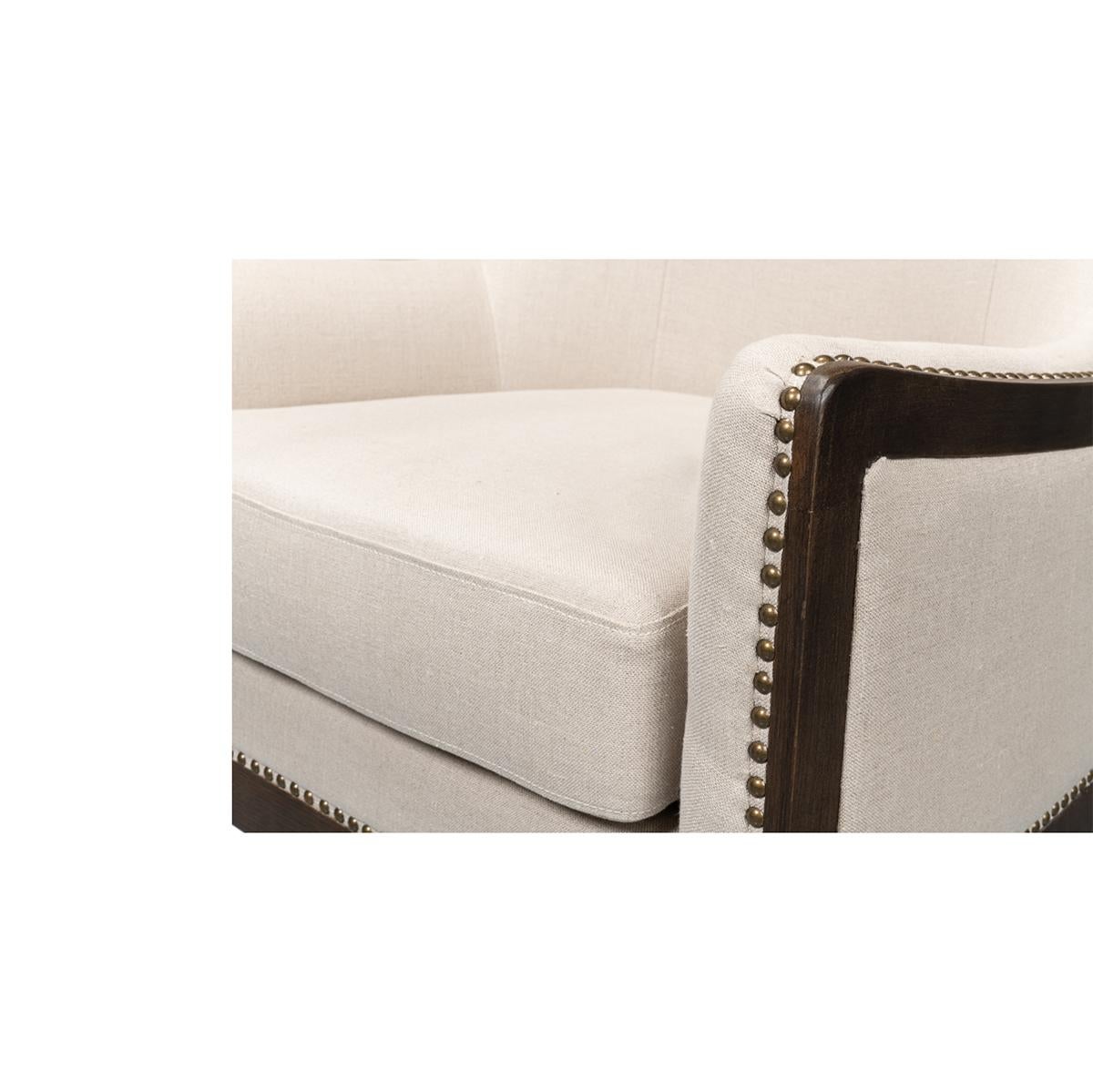 Updated Modern Classic Wingchair For Sale 2