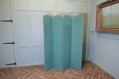 Upholstered 4 Fold Screen, Room Divider This as a tall useful piece
