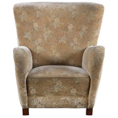 Used Upholstered  Armchair by Fritz Hansen 1930's