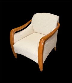 Boucle Upholstered Armchair