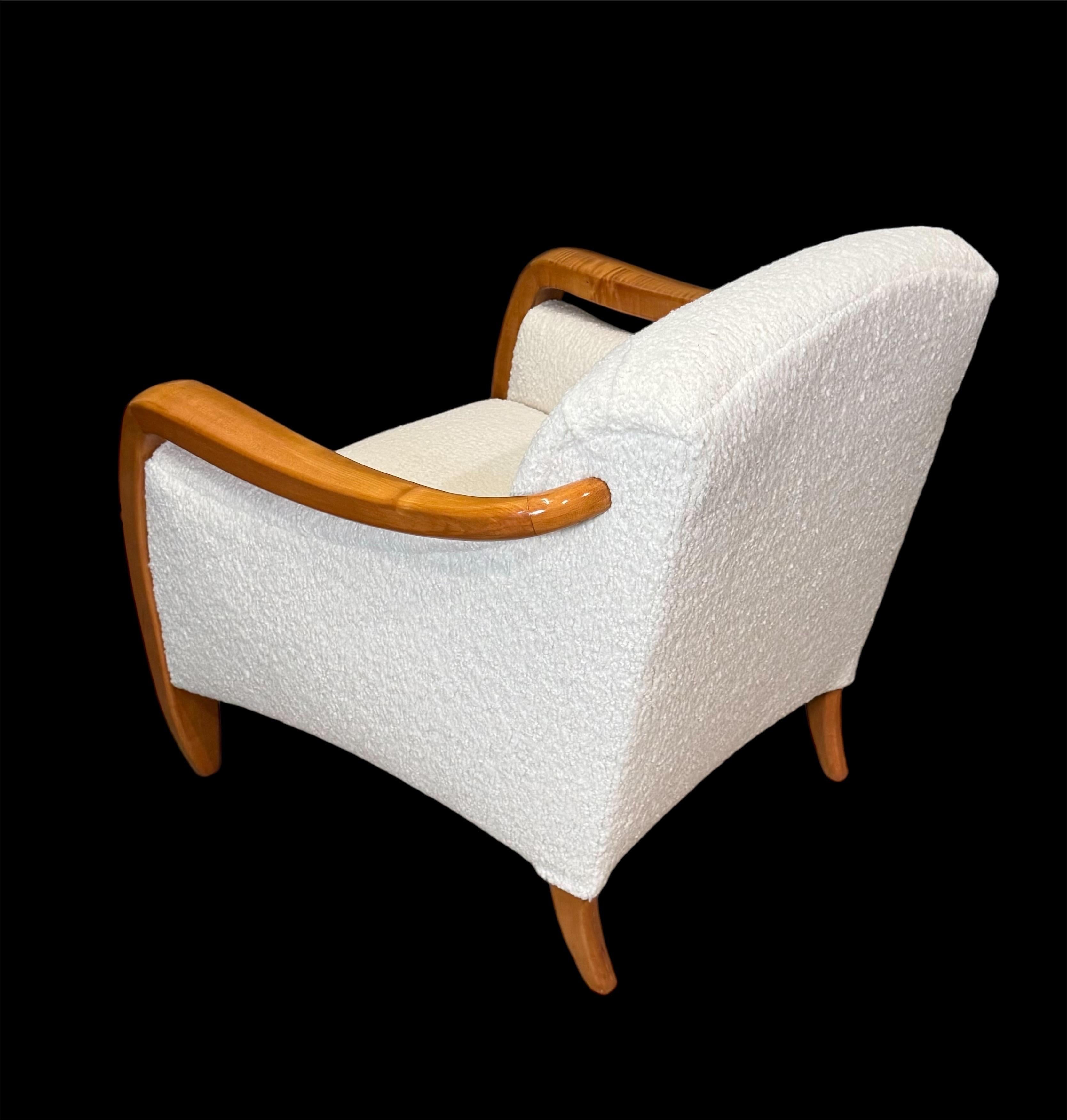 20ième siècle Fauteuil rembourré Boucle en vente