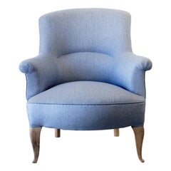 Vintage Upholstered Armchair, Made in the 1940s