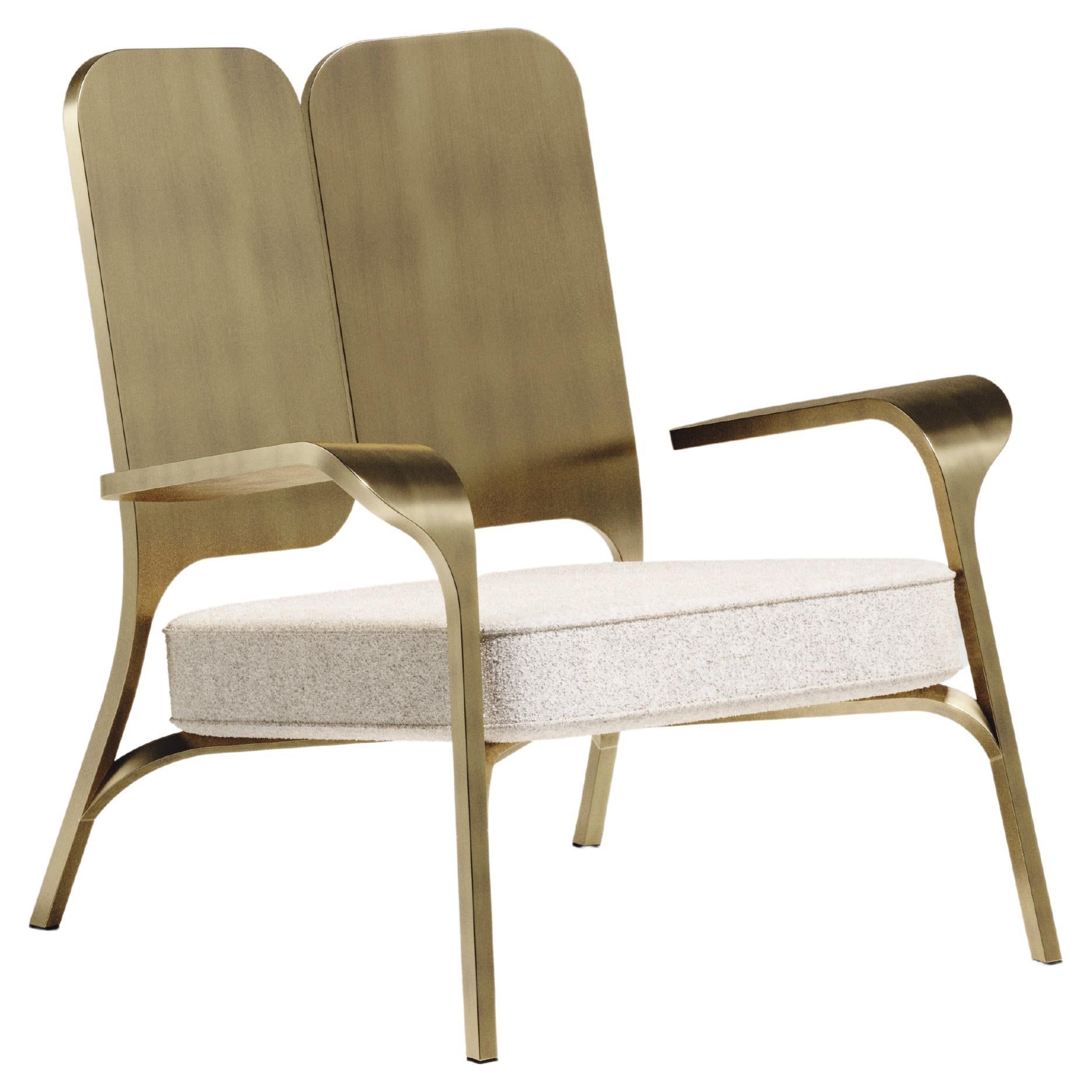 Exceptional, AngloIndian Padouk Campaign Chair with Brass Details For