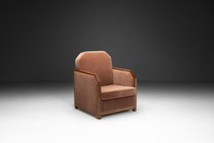 Upholstered Art Deco Armchair, Europe 1930s