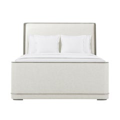 Upholstered Art Deco Bed - CAL King