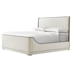 Gepolstertes Art-Déco-Bett - CAL King