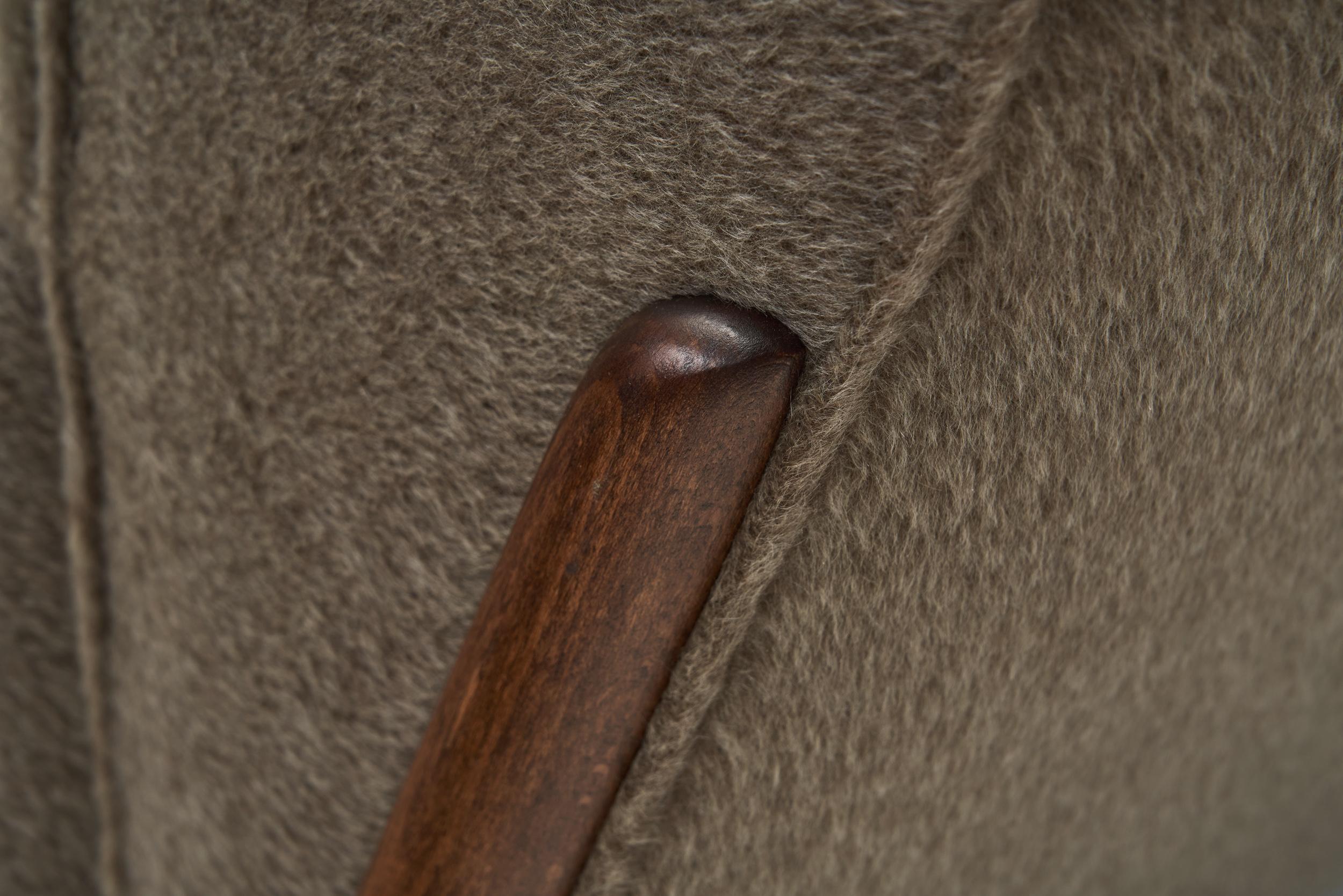 Upholstered Art Deco Three-Seater Sofa, The Netherlands ca 1920s For Sale 8