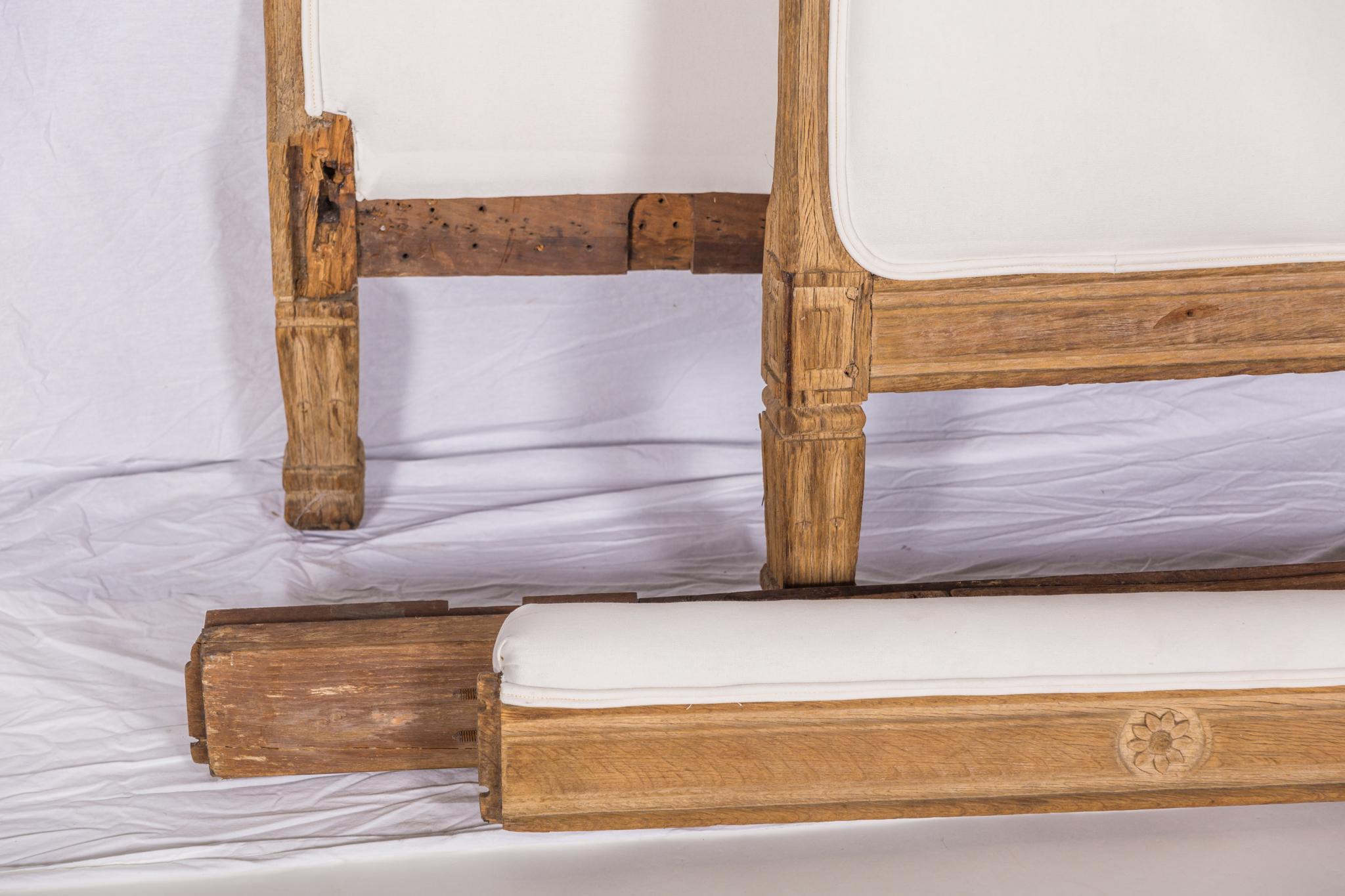 18th Century and Earlier Upholstered Bed, Louis XV, 18c