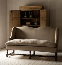 Upholstered Belgian Os De Mouton Sofa