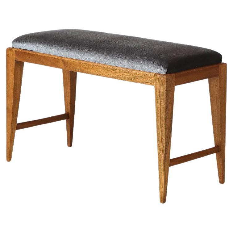 Upholstered Bench Attributed to Gio Ponti