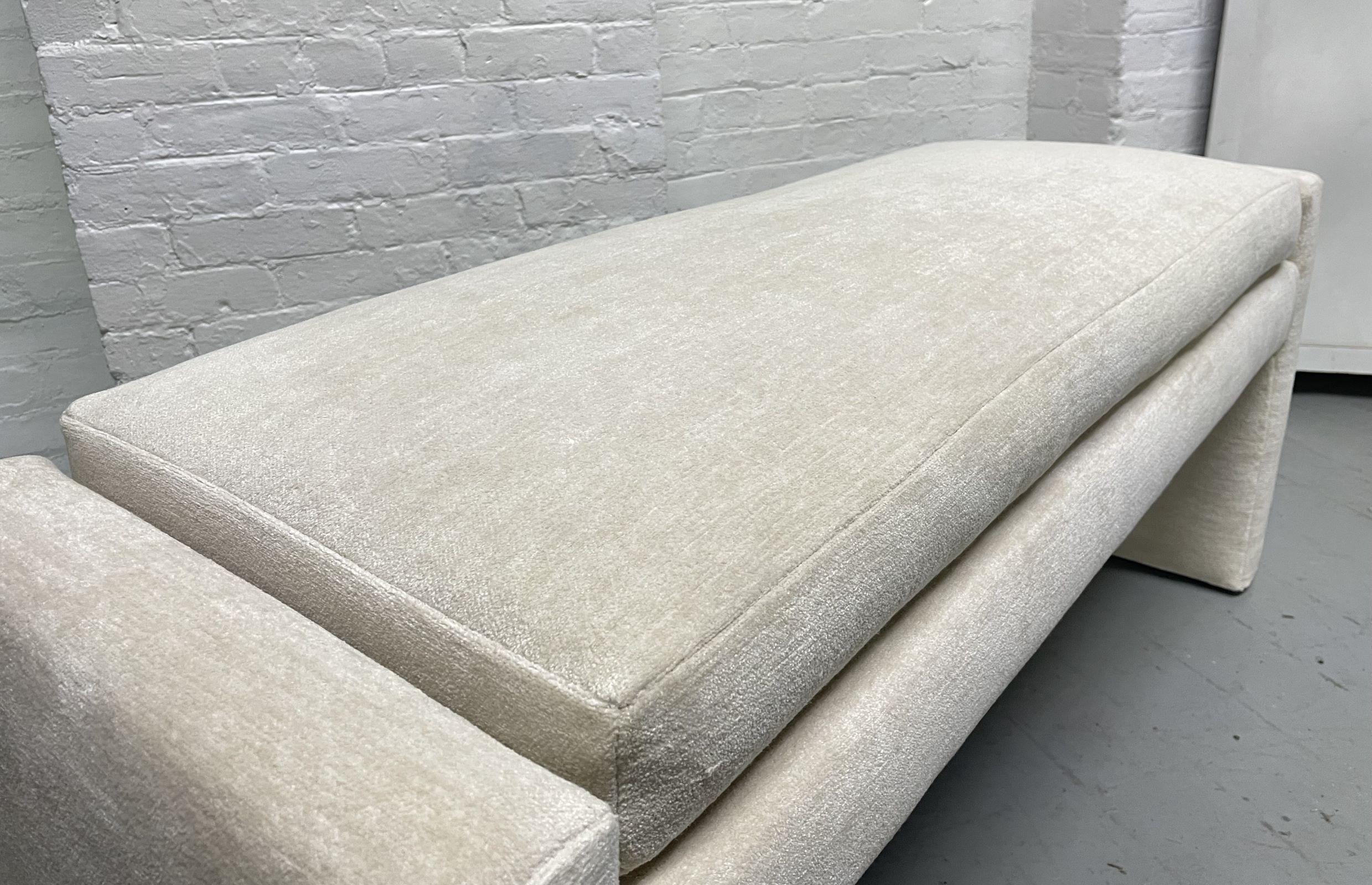 Upholstered Bench by Directional In Good Condition For Sale In New York, NY