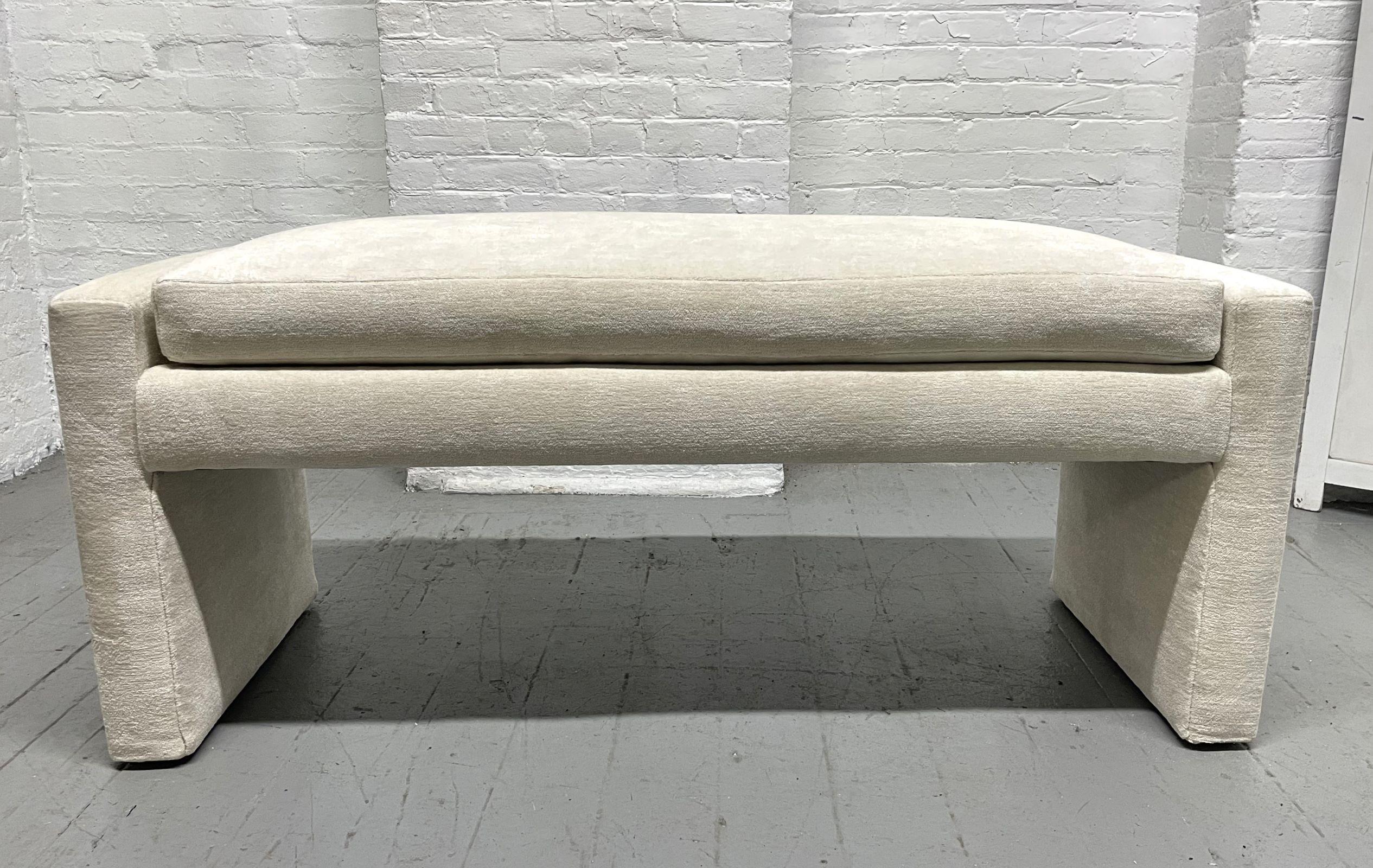 Late 20th Century Upholstered Bench by Directional For Sale