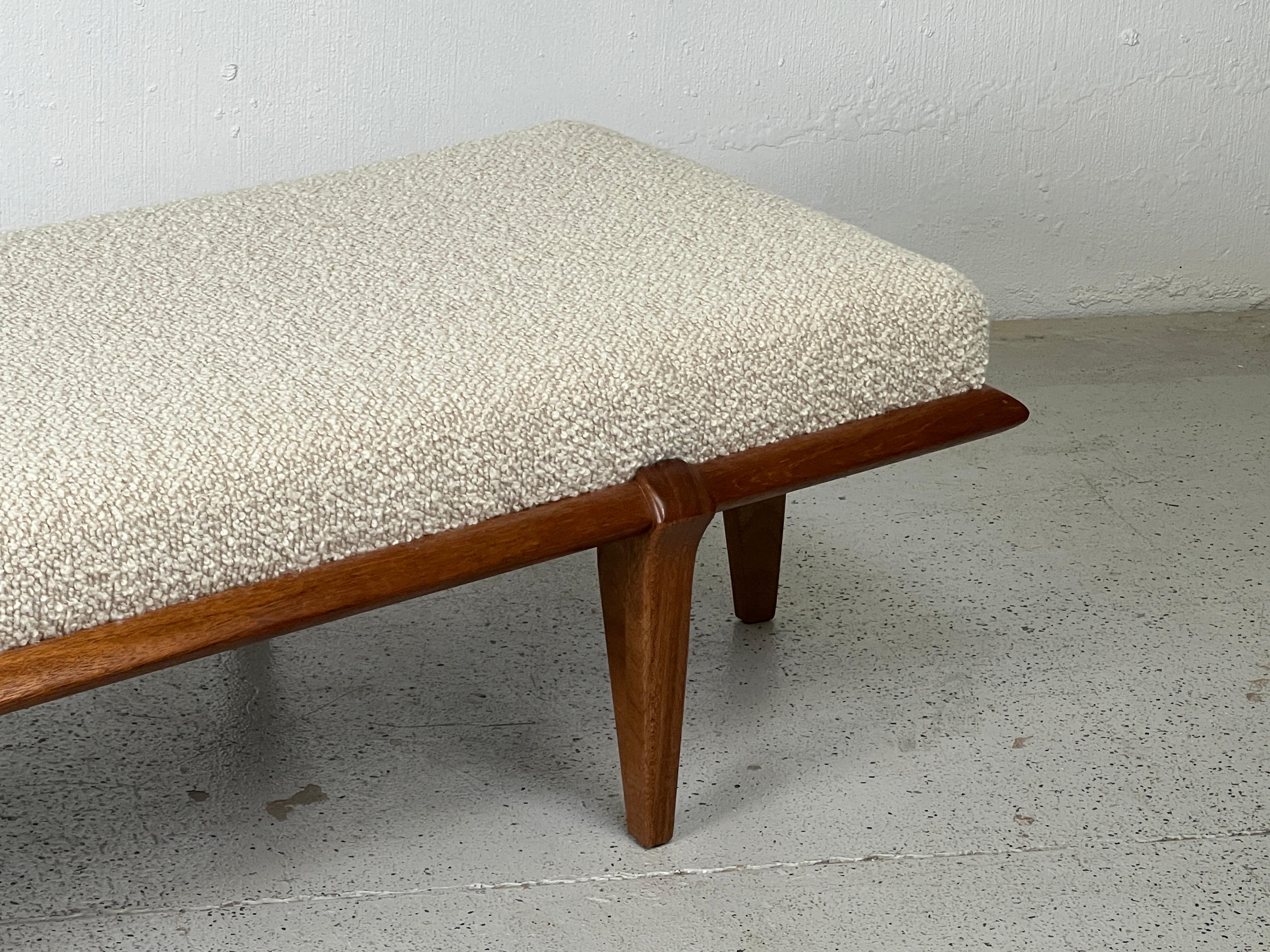 Upholstered Bench by John Keal for Brown Saltman 6