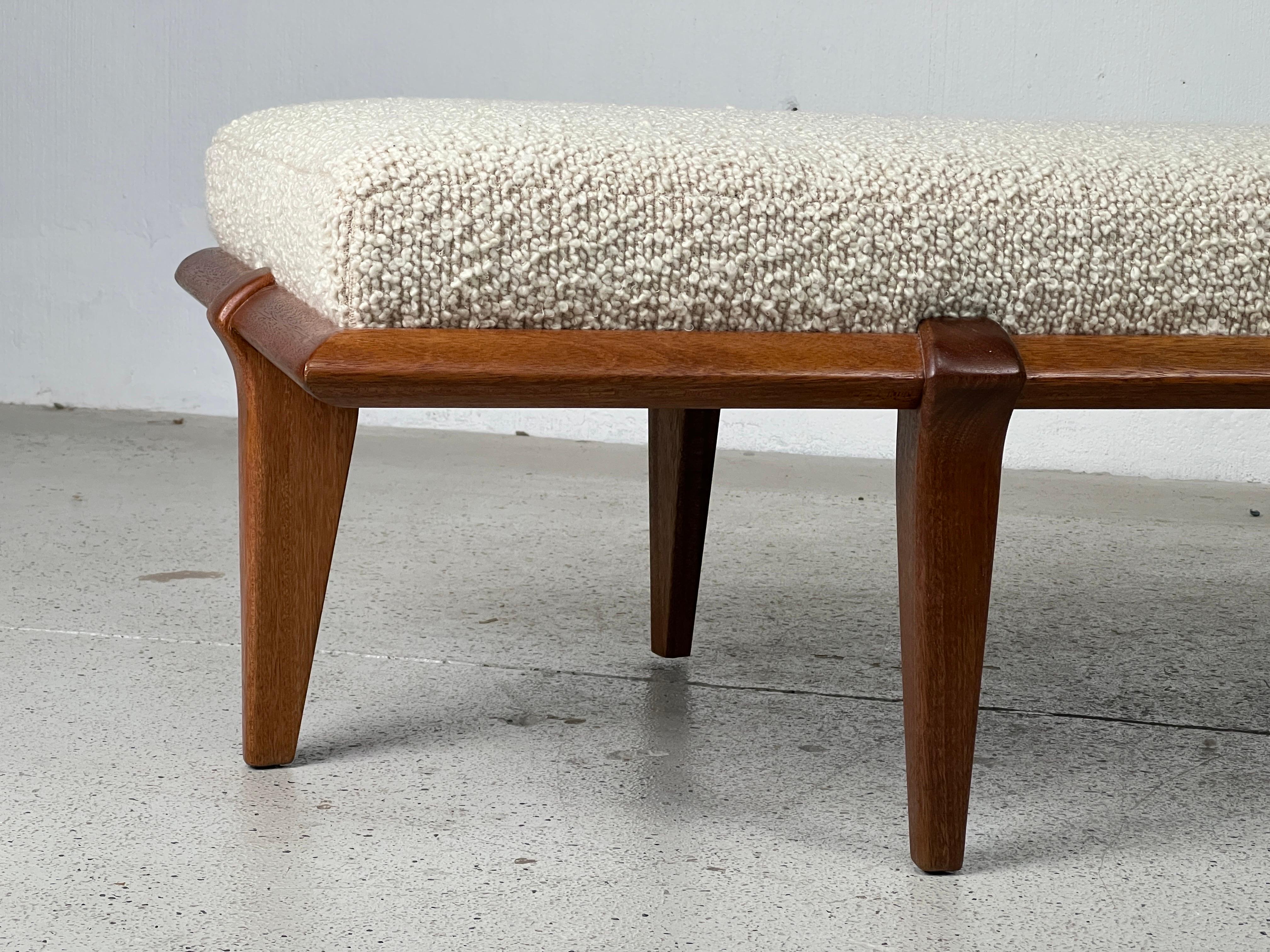 Upholstered Bench by John Keal for Brown Saltman 7