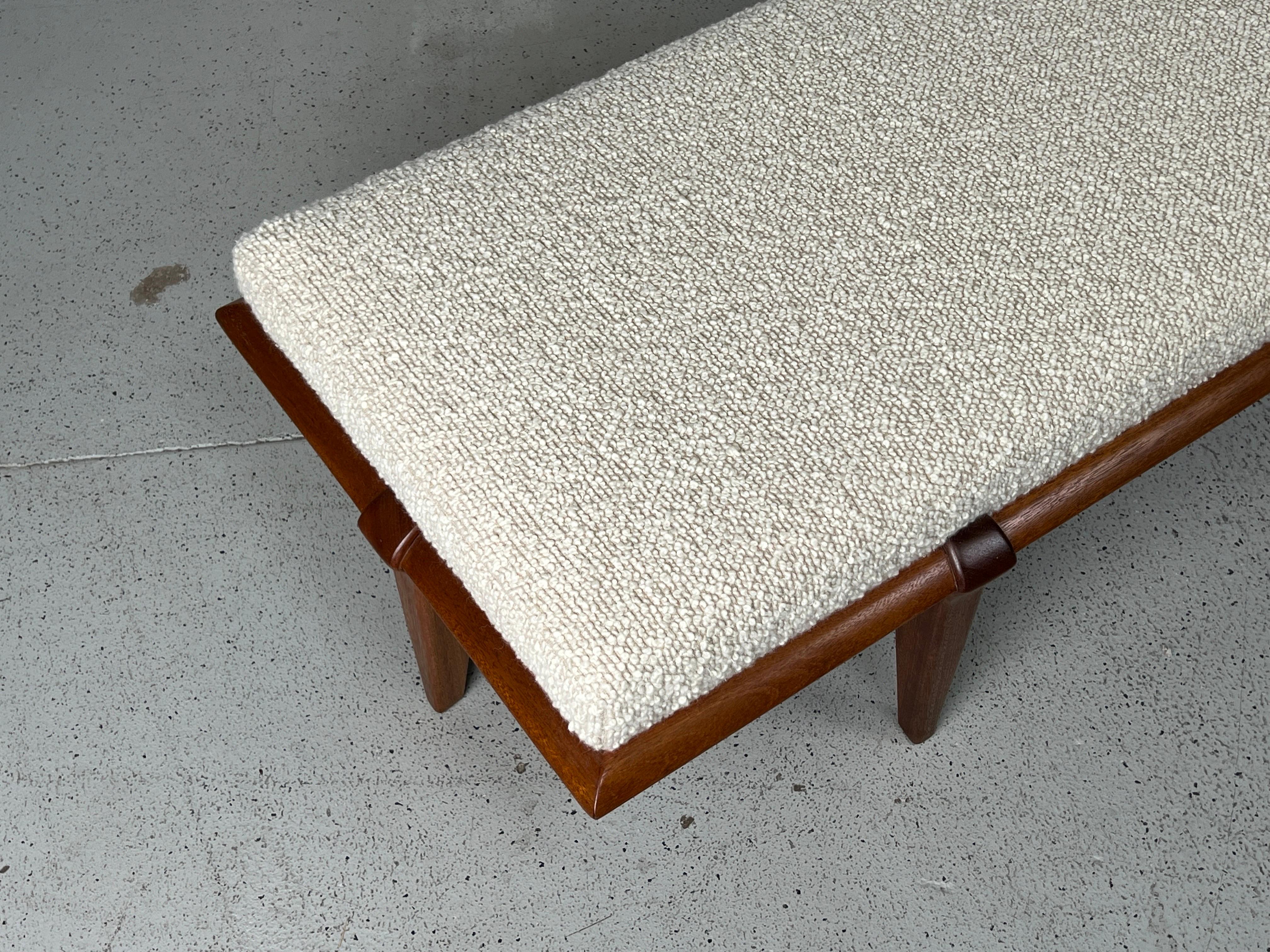 Upholstered Bench by John Keal for Brown Saltman 8