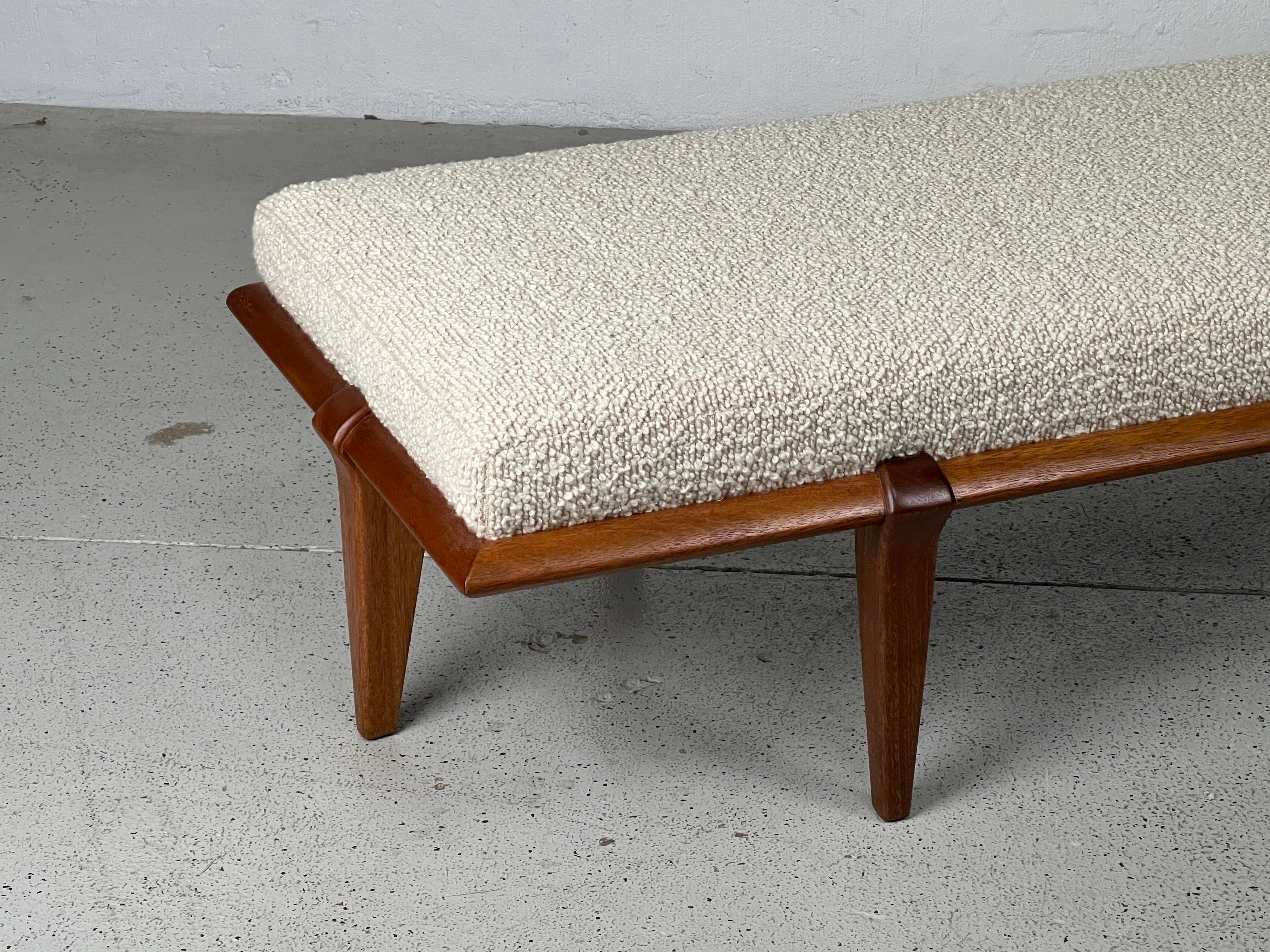 Upholstered Bench by John Keal for Brown Saltman 2
