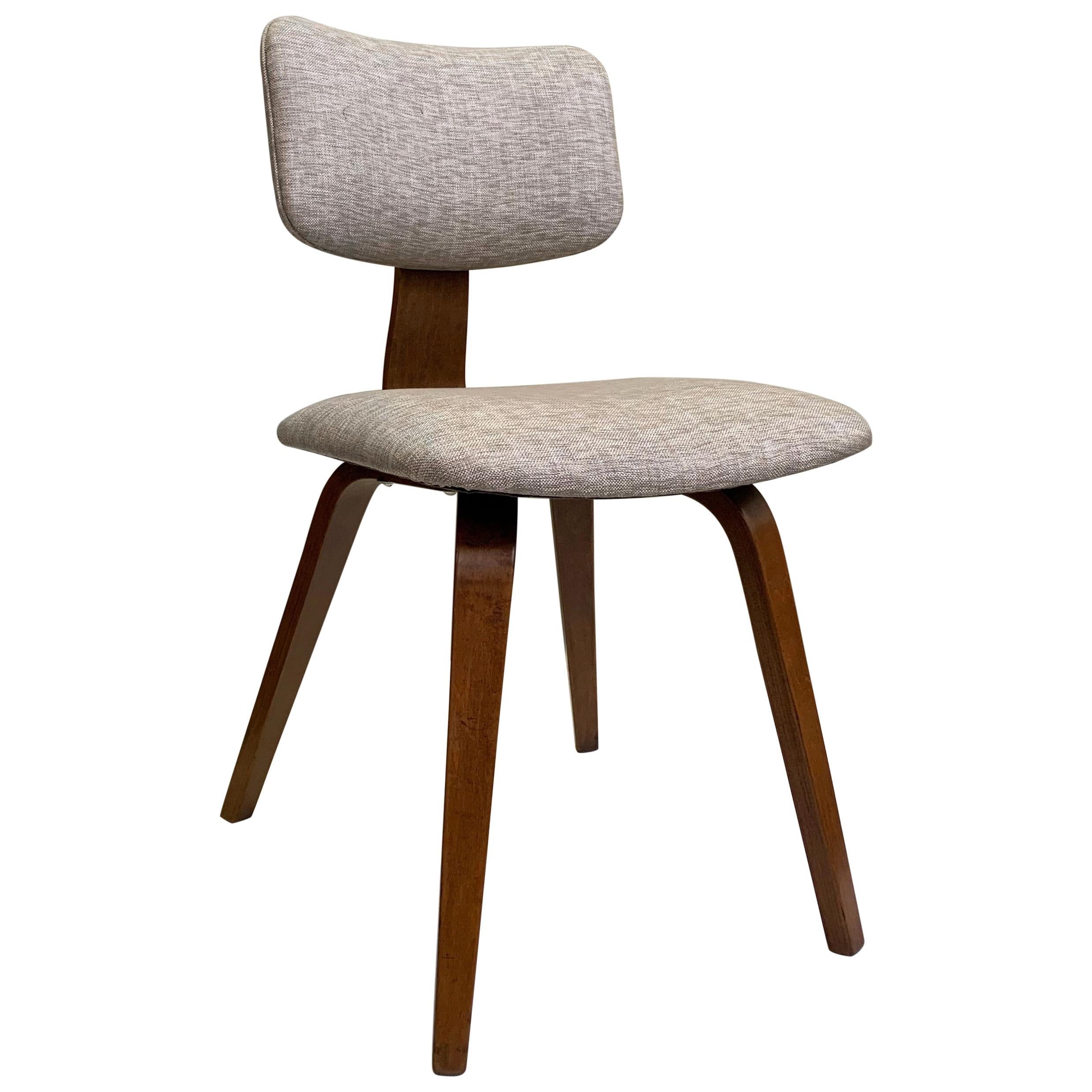 Upholstered Bentwood Side Chair by Thonet