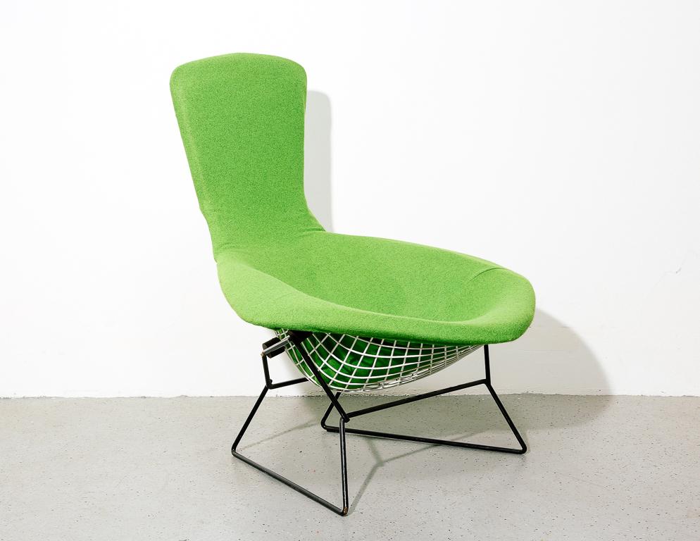 Mid-Century Modern Upholstered Bird Chair by Harry Bertoia for Knoll