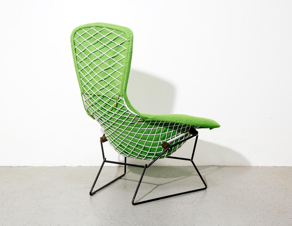 Mid-20th Century Upholstered Bird Chair by Harry Bertoia for Knoll