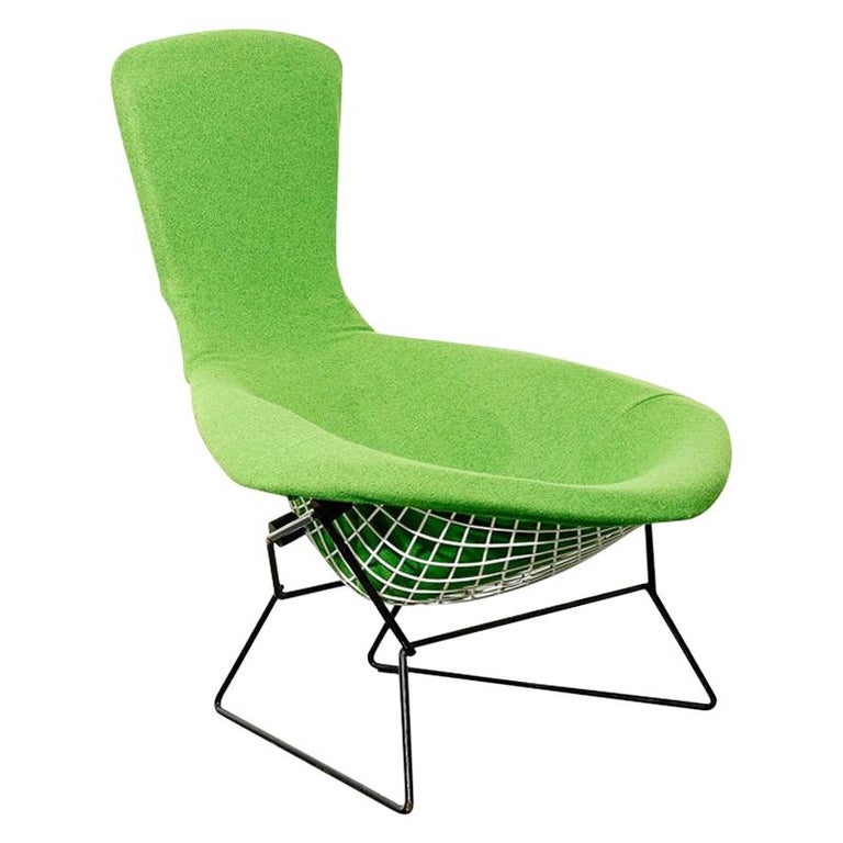 Upholstered Bird Chair by Harry Bertoia for Knoll at 1stDibs