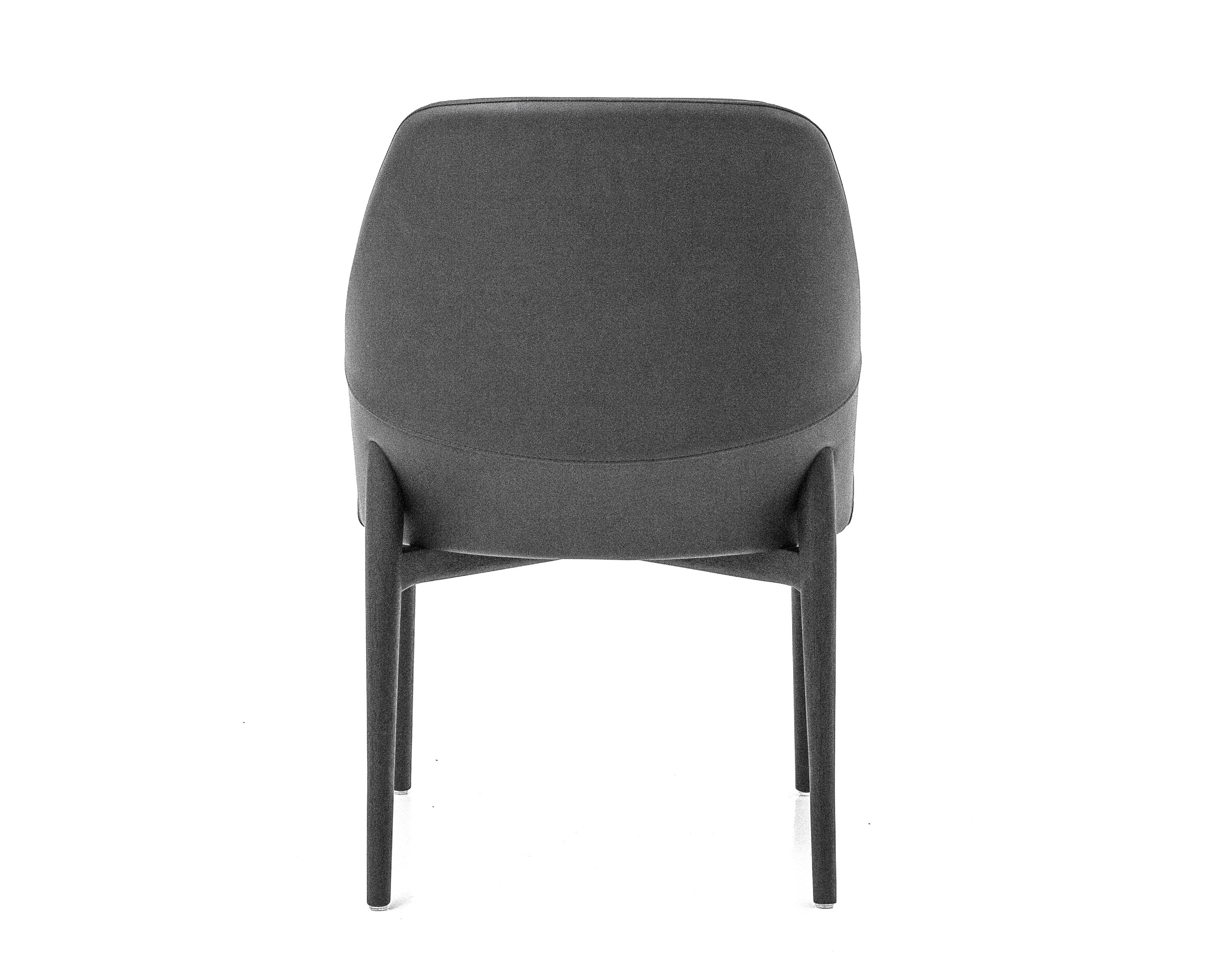 Upholstered Black or Gray Fabric, Dining Chair Dandara In New Condition For Sale In Miami, FL