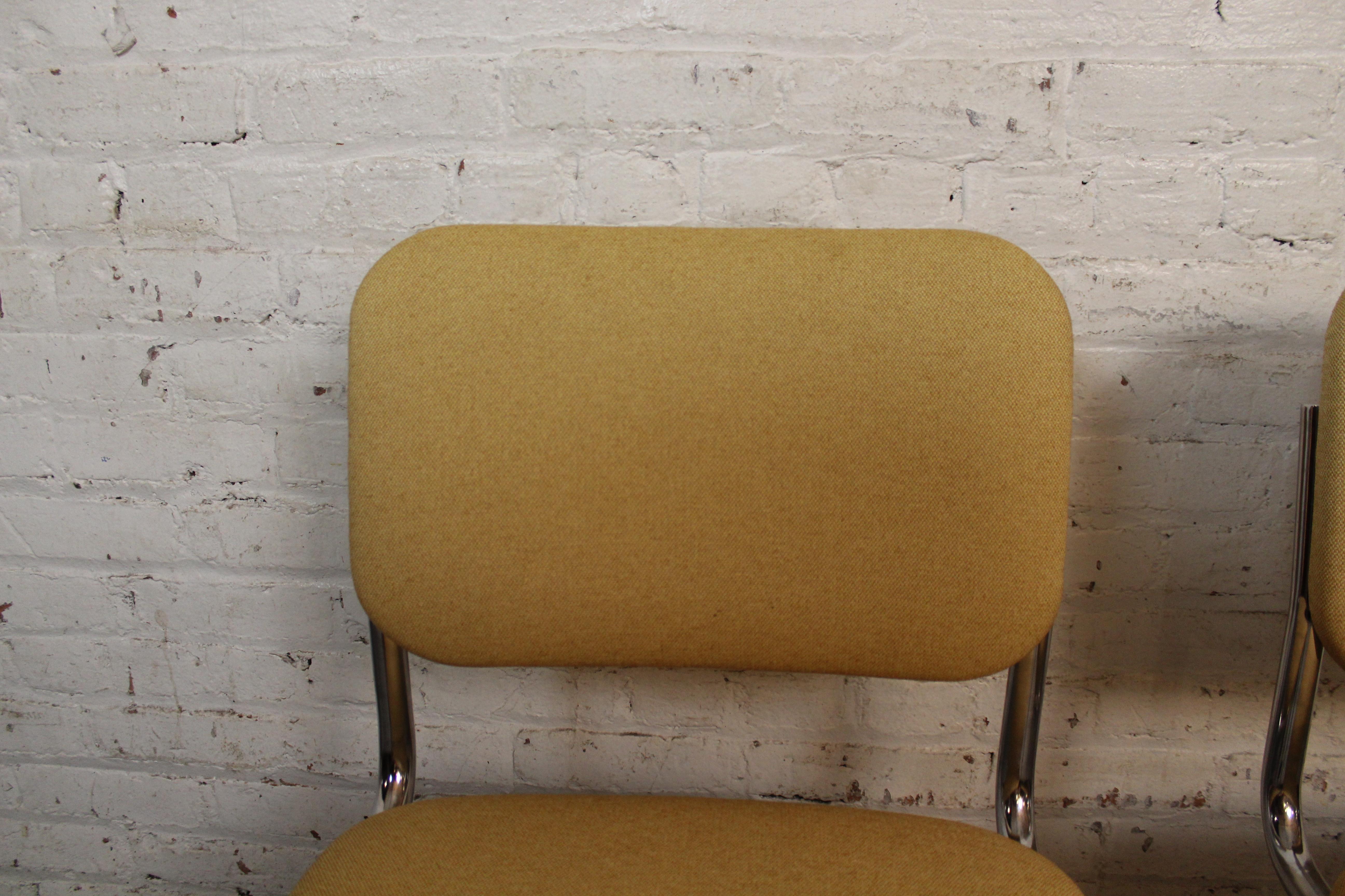 Sillas Cesca tapizadas de Marcel Breuer para Knoll Studio en venta 3