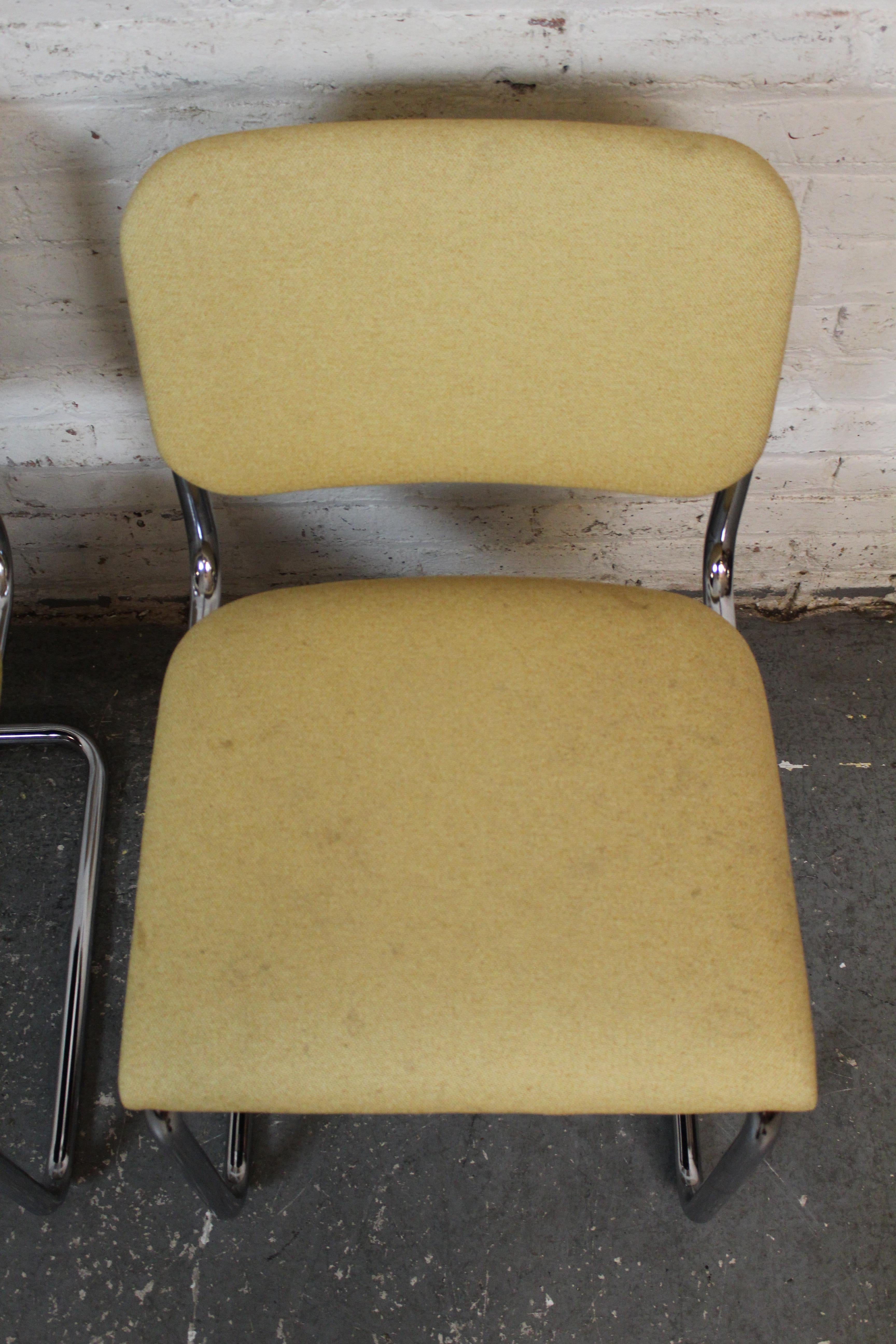 Sillas Cesca tapizadas de Marcel Breuer para Knoll Studio en venta 1