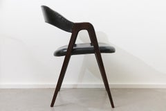 Upholstered Chair WK Möbel, Real Leather, 1960s