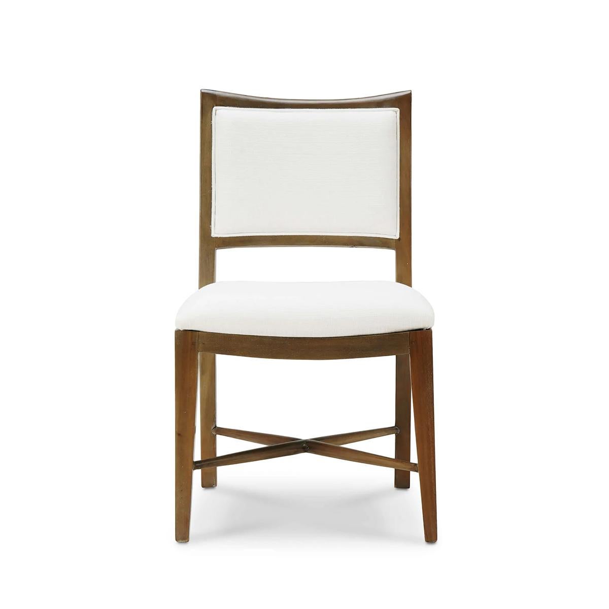 Moderno Sedie da pranzo classiche imbottite (set di 2) in vendita