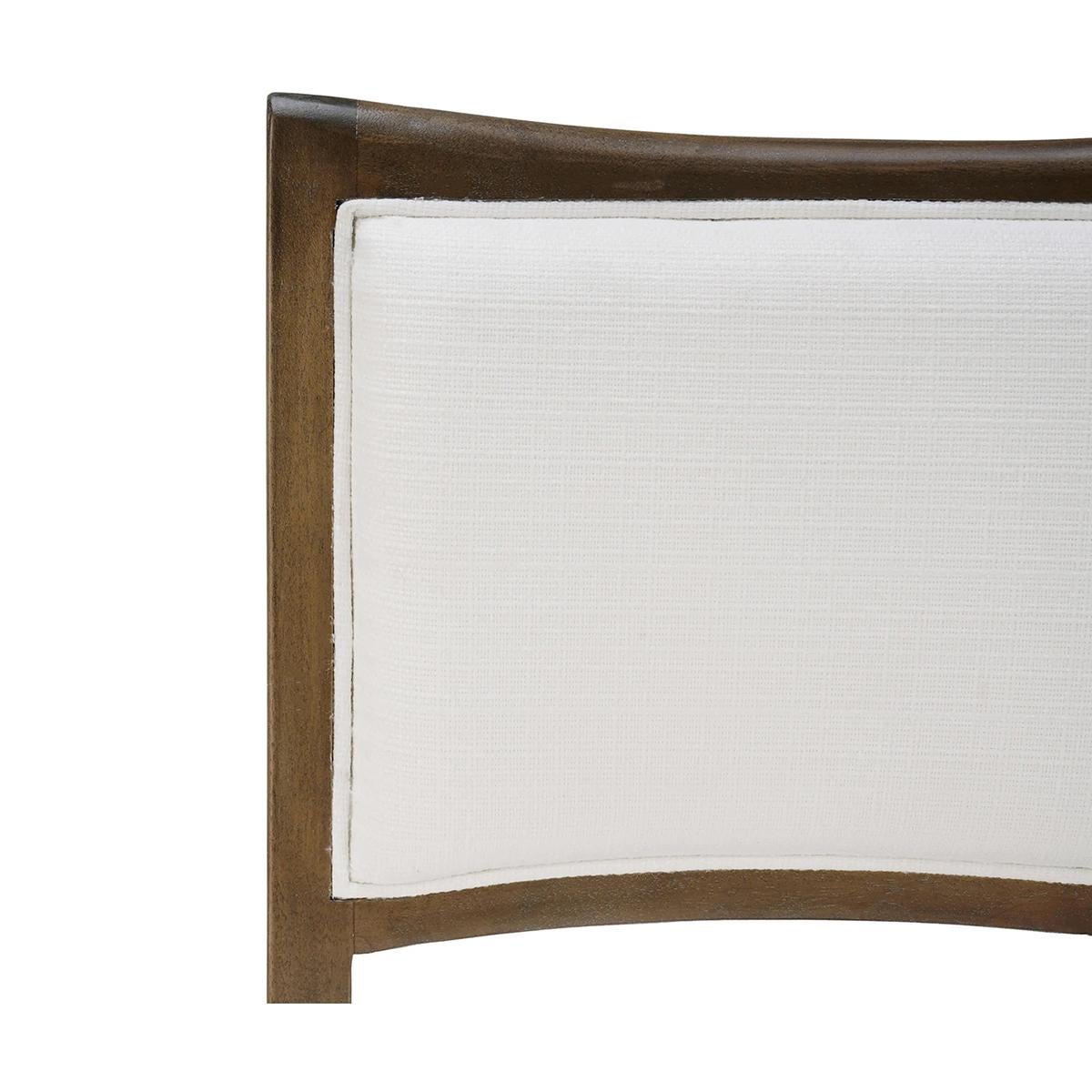 Rattan Sedie da pranzo classiche imbottite (set di 2) in vendita