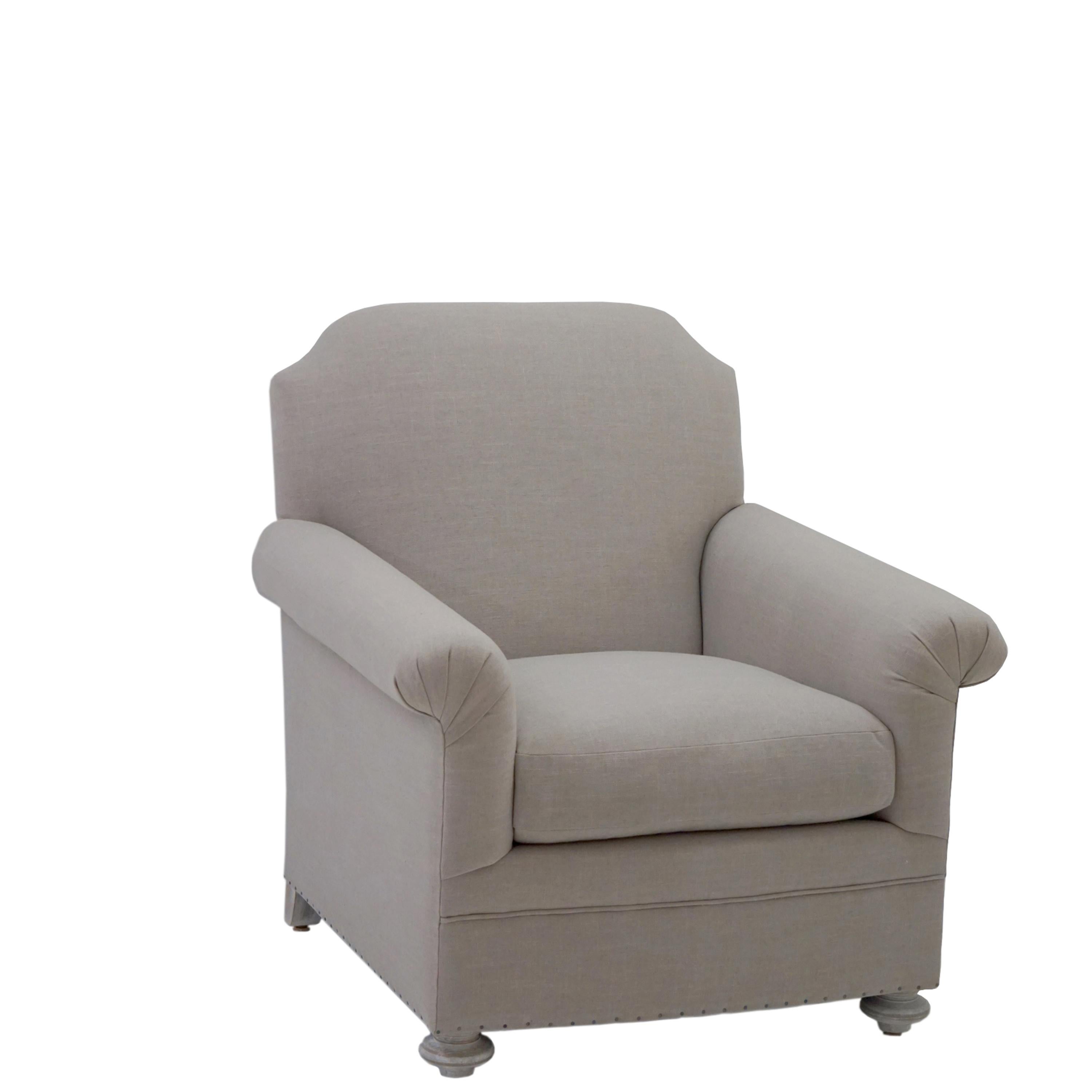 custom upholstered club chairs