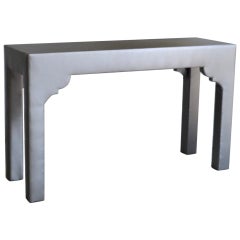 Upholstered Console Table