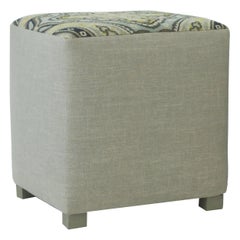 Upholstered Cube Ottoman
