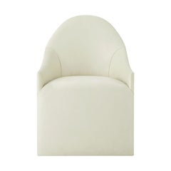 Upholstered Curved Back Dining Chair