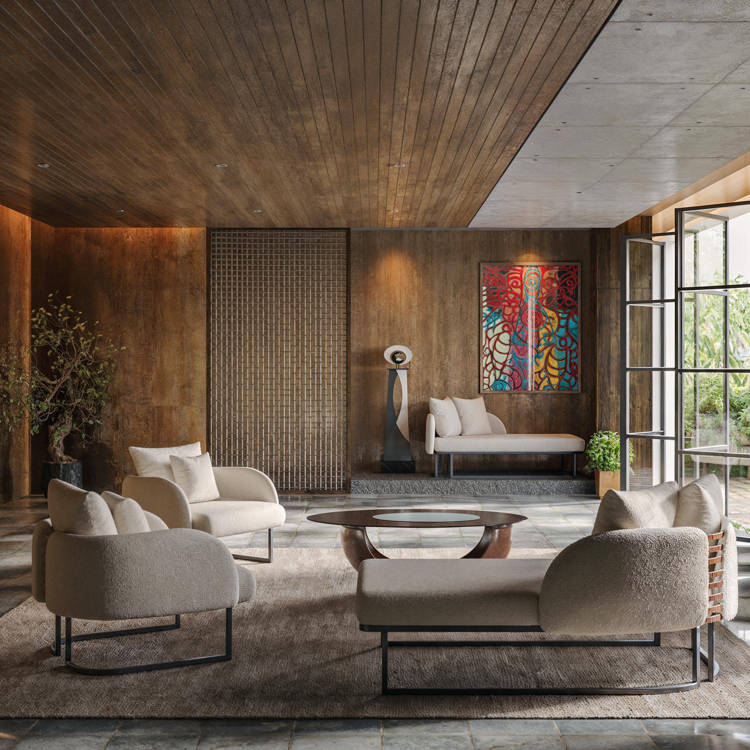 XXIe siècle et contemporain Causeuse 